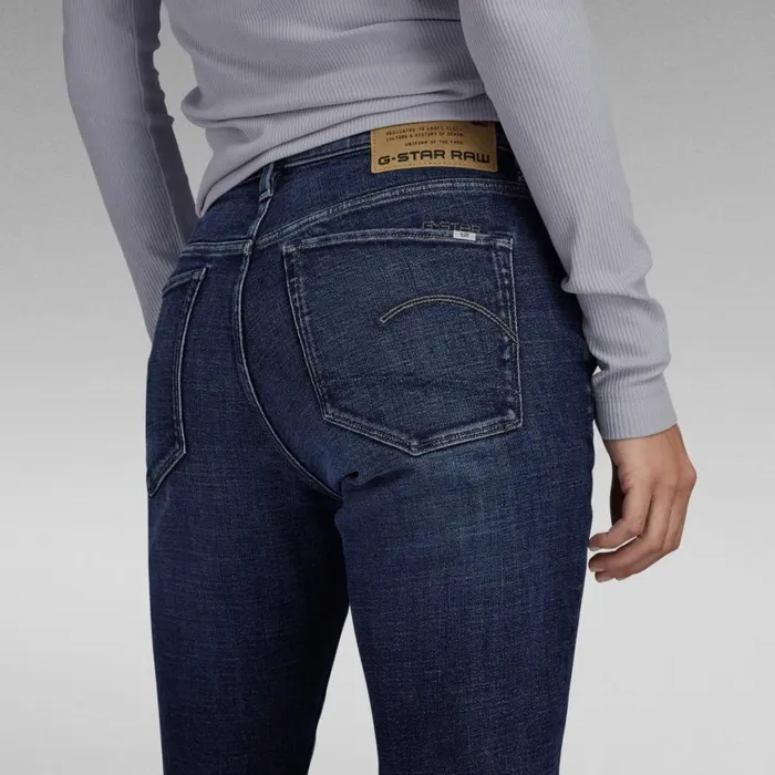Bootcut and Flare Women GStar RAW 3301 Flare Jeans Worn In Himalayan Blue