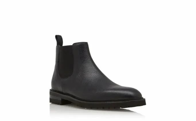 Boots Men Manolo Blahnik BROMPTONBlack Calf Leather Ankle Boots Boots Men Manolo Blahnik BROMPTONBlack Calf Leather Ankle Boots