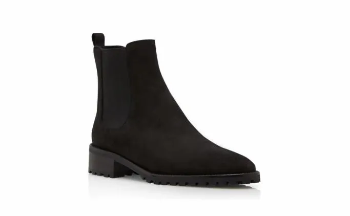 Boots Women Manolo Blahnik CHELATABlack Suede Chelsea Boots Boots Women Manolo Blahnik CHELATABlack Suede Chelsea Boots
