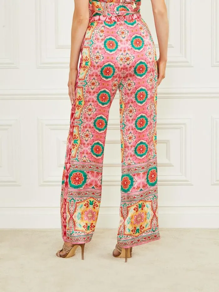 Bottoms Women Marciano Babylon Pant Babylon Blanket Print Bottoms Women Marciano Babylon Pant Babylon Blanket Print