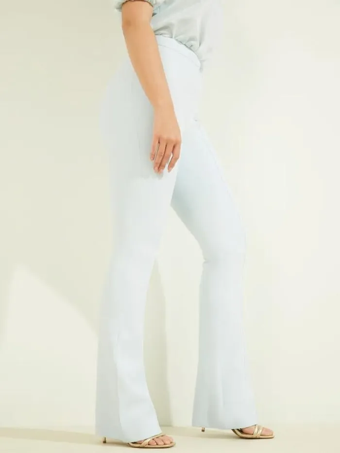 Bottoms Women Marciano Chloe Flared Pant Peaceful Sky Bottoms Women Marciano Chloe Flared Pant Peaceful Sky