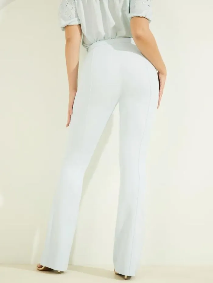 Bottoms Women Marciano Chloe Flared Pant Peaceful Sky Bottoms Women Marciano Chloe Flared Pant Peaceful Sky