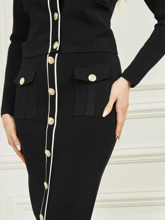 Bottoms Women Marciano Isa Bandage Skirt Black