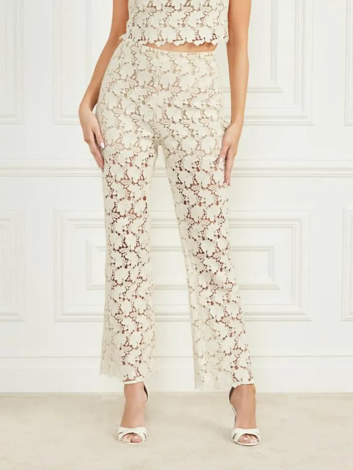 Bottoms Women Marciano Luca Lace Pant Buffy Multi Bottoms Women Marciano Luca Lace Pant Buffy Multi