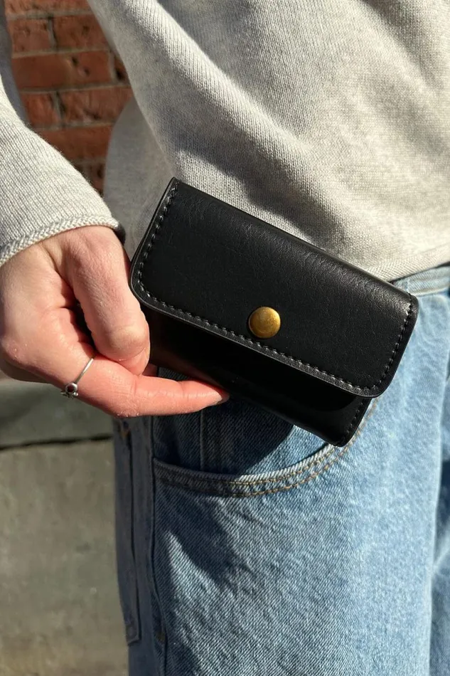 Brandy Melville Bags and Backpacks Black Leather Wallet Black 8211 Women