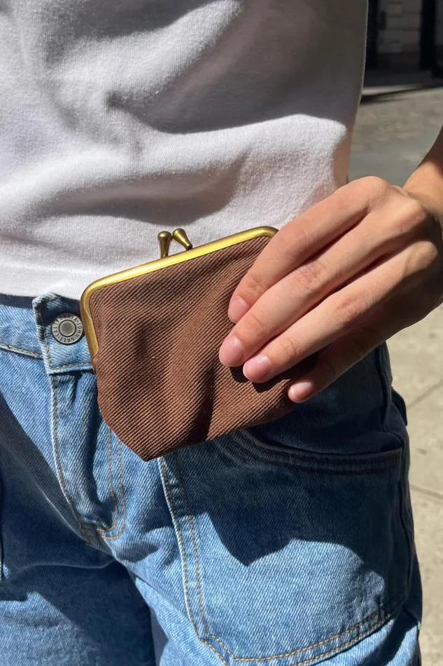 Brandy Melville Bags and Backpacks Coin Purse Brown 8211 Women