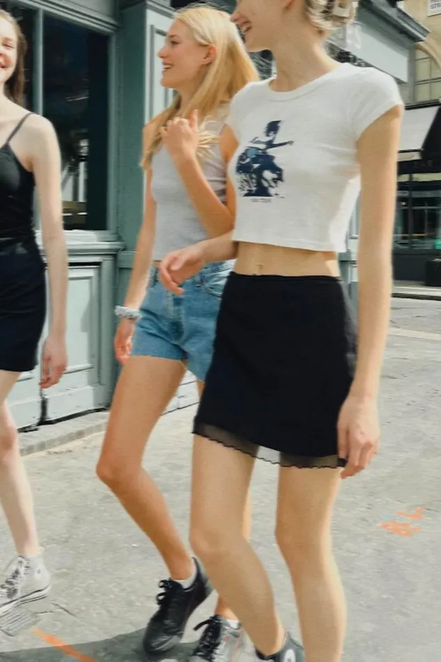 Brandy Melville Bottoms Ciara Skirt Black 8211 Women