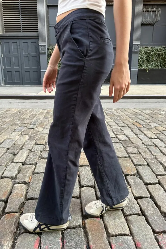 Brandy Melville Bottoms Jada Pants Classic Navy 8211 Women