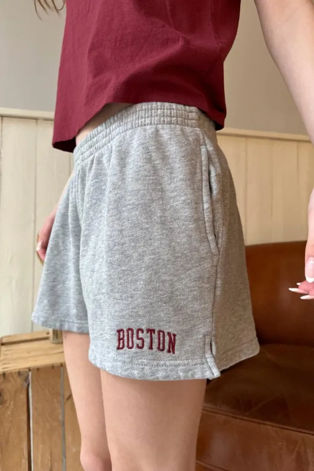 Brandy Melville Bottoms Rosa Boston Fleece Sweatshorts Grey 8211 Women