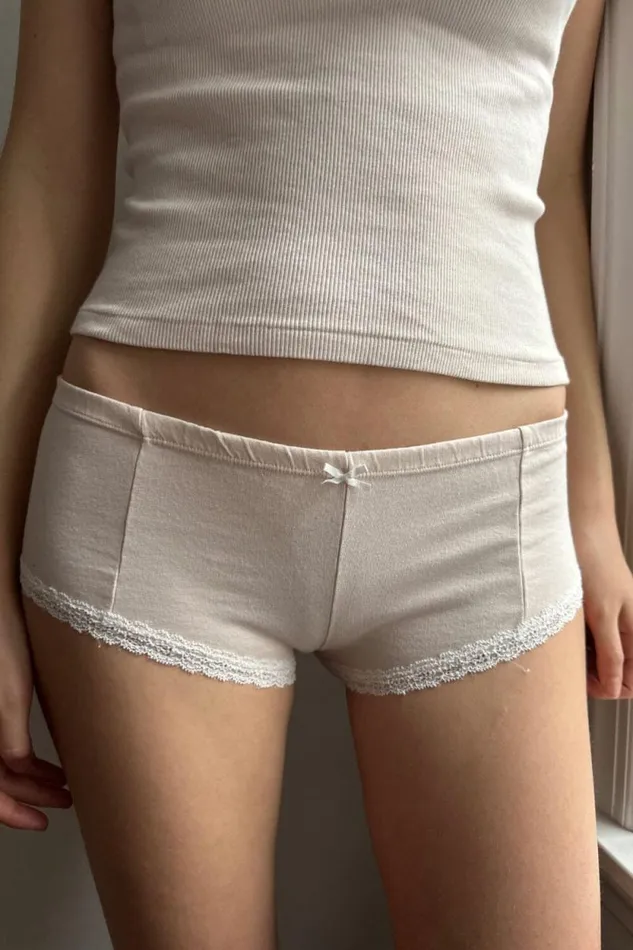 Brandy Melville Intimates Lace Hipster Underwear Pastel Pink 8211 Women