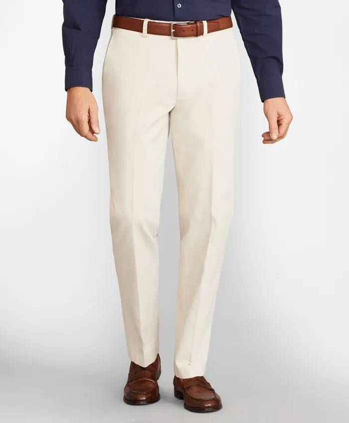 Brooks Brothers Casual Pants Clark Fit Twill Chino Pants Oatmeal 8211 Men
