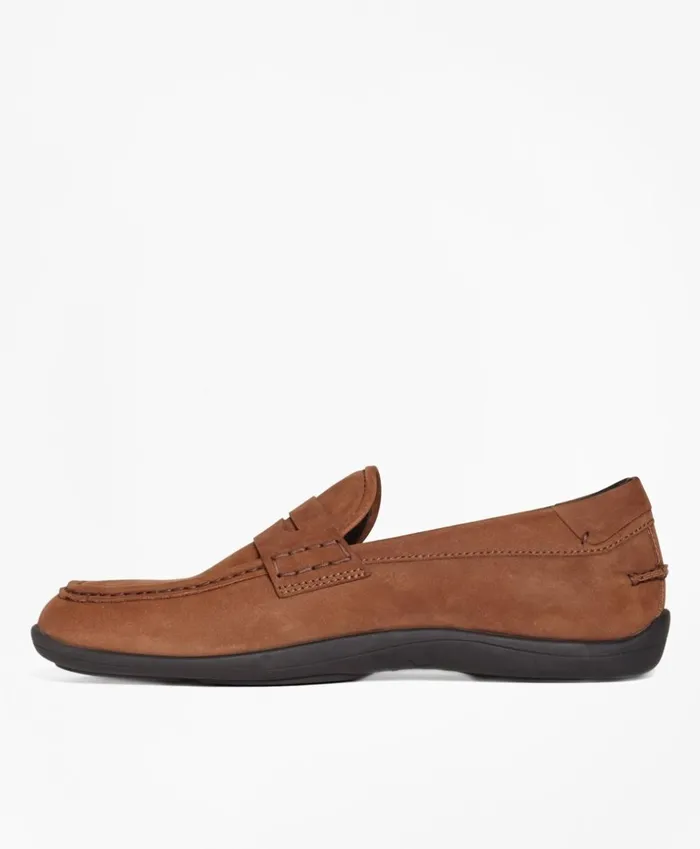 Brooks Brothers Dress and Casual Shoes 1818 Footwear Suede Penny Moccasins Copper 8211 Men Brooks Brothers Dress and Casual Shoes 1818 Footwear Suede Penny Moccasins Copper 8211 Men