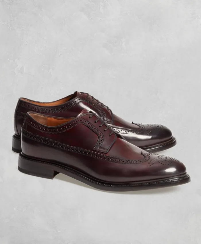 Brooks Brothers Dress and Casual Shoes Golden Fleece Cordovan Wingtips Burgundy 8211 Men Brooks Brothers Dress and Casual Shoes Golden Fleece Cordovan Wingtips Burgundy 8211 Men