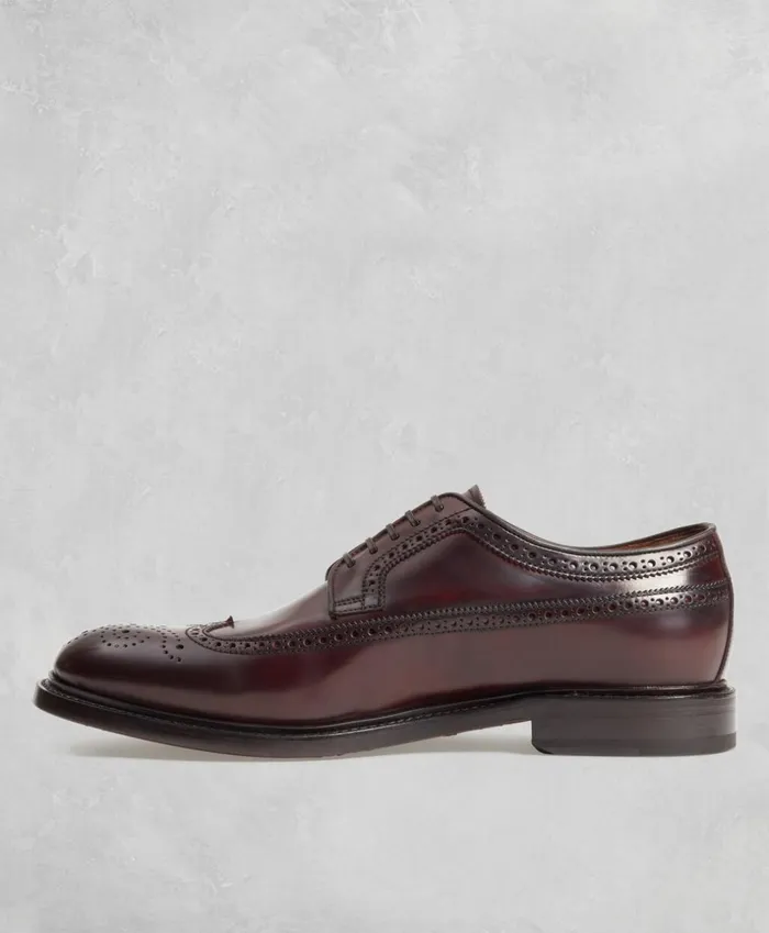 Brooks Brothers Dress and Casual Shoes Golden Fleece Cordovan Wingtips Burgundy 8211 Men