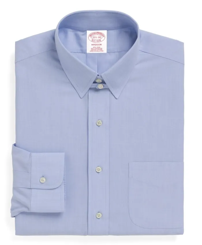 Brooks Brothers Dress Shirts Madison ClassicFit Dress Shirt NonIron Tab Collar Light Blue 8211 Men Brooks Brothers Dress Shirts Madison ClassicFit Dress Shirt NonIron Tab Collar Light Blue 8211 Men