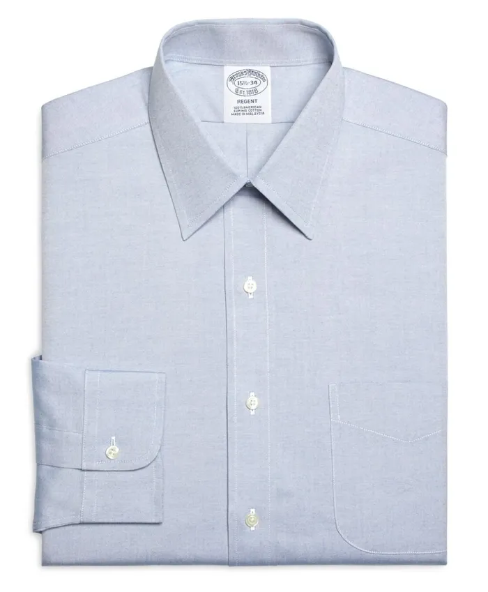 Brooks Brothers Dress Shirts Regent Fitted Dress Shirt Forward Point Collar Blue 8211 Men Brooks Brothers Dress Shirts Regent Fitted Dress Shirt Forward Point Collar Blue 8211 Men