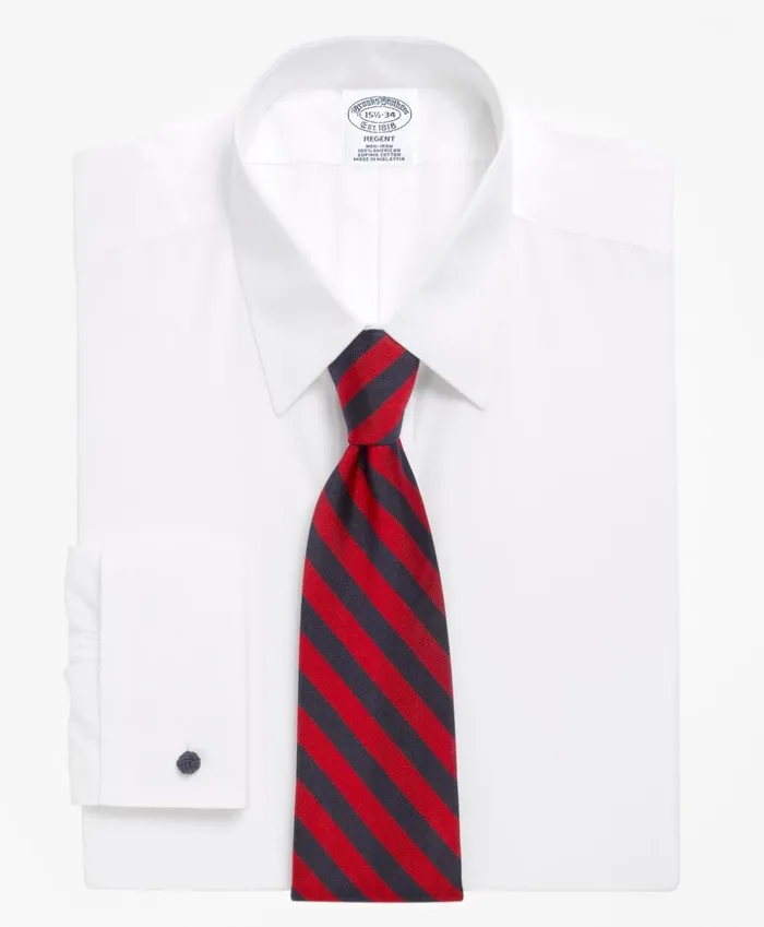 Brooks Brothers Dress Shirts Regent Fitted Dress Shirt NonIron Point Collar French Cuff White 8211 Men Brooks Brothers Dress Shirts Regent Fitted Dress Shirt NonIron Point Collar French Cuff White 8211 Men