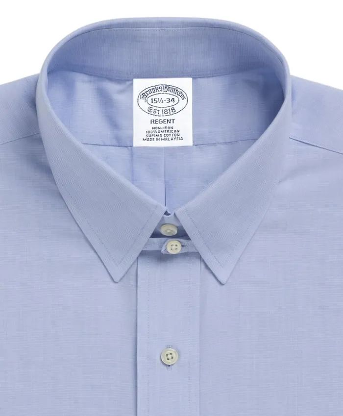 Brooks Brothers Dress Shirts Regent Fitted Dress Shirt NonIron Tab Collar Light Blue 8211 Men Brooks Brothers Dress Shirts Regent Fitted Dress Shirt NonIron Tab Collar Light Blue 8211 Men