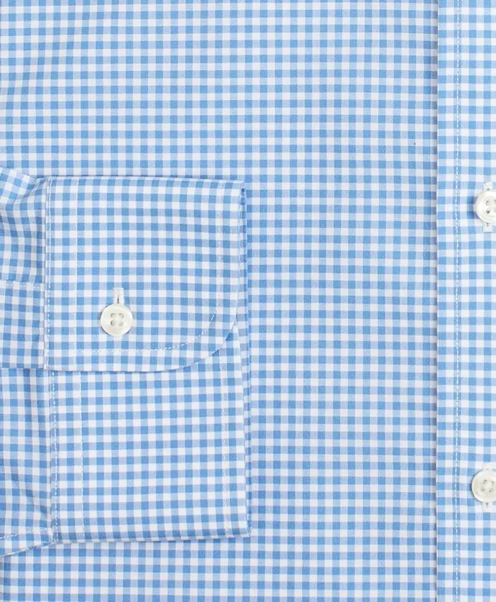 Brooks Brothers Dress Shirts Stretch Soho ExtraSlimFit Dress Shirt NonIron Poplin ButtonDown Collar Gingham Blue 8211 Men Brooks Brothers Dress Shirts Stretch Soho ExtraSlimFit Dress Shirt NonIron Poplin ButtonDown Collar Gingham Blue 8211 Men