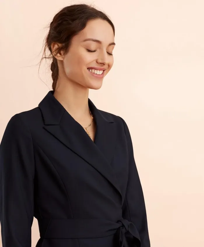 Brooks Brothers Dresses Trench Dress Navy 8211 Women