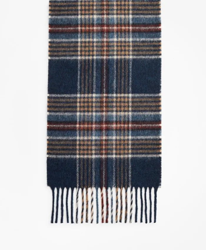 Brooks Brothers Hats Gloves and Scarves Indigo Tartan Scarf Indigo 8211 Men Brooks Brothers Hats Gloves and Scarves Indigo Tartan Scarf Indigo 8211 Men
