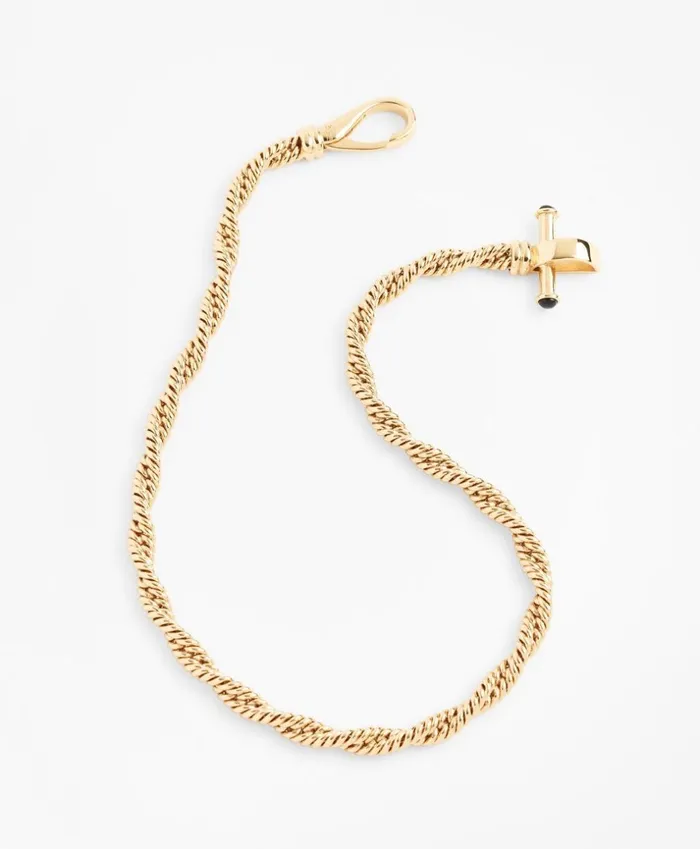 Brooks Brothers Jewelry GoldPlated Rope Chain Necklace Gold 8211 Women