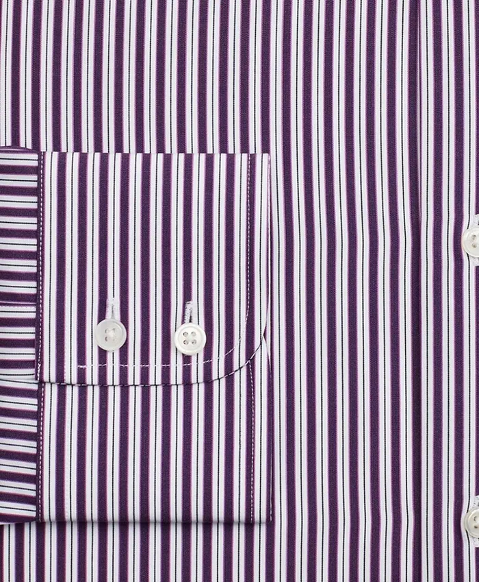 Brooks Brothers Luxury Shirts Luxury Collection Madison ClassicFit Dress Shirt Franklin Spread Collar DoubleStripe Purple 8211 Men Brooks Brothers Luxury Shirts Luxury Collection Madison ClassicFit Dress Shirt Franklin Spread Collar DoubleStripe Purple 8211 Men