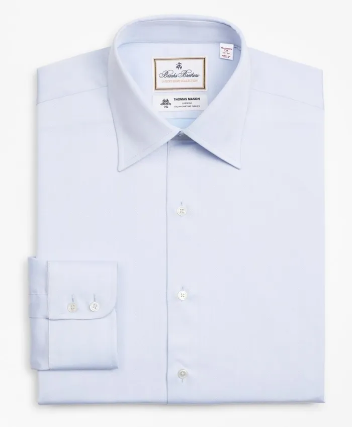 Brooks Brothers Luxury Shirts Luxury Collection Madison ClassicFit Dress Shirt Franklin Spread Collar Herringbone Light Blue 8211 Men Brooks Brothers Luxury Shirts Luxury Collection Madison ClassicFit Dress Shirt Franklin Spread Collar Herringbone Light Blue 8211 Men