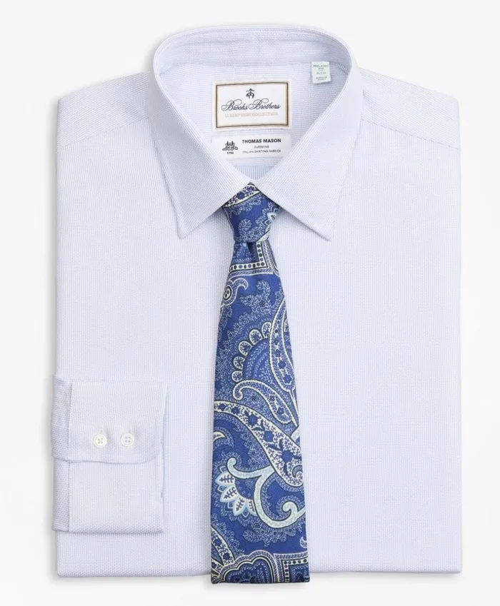 Brooks Brothers Luxury Shirts Luxury Collection Milano SlimFit Dress Shirt Franklin Spread Collar Broken Stripe Blue 8211 Men Brooks Brothers Luxury Shirts Luxury Collection Milano SlimFit Dress Shirt Franklin Spread Collar Broken Stripe Blue 8211 Men