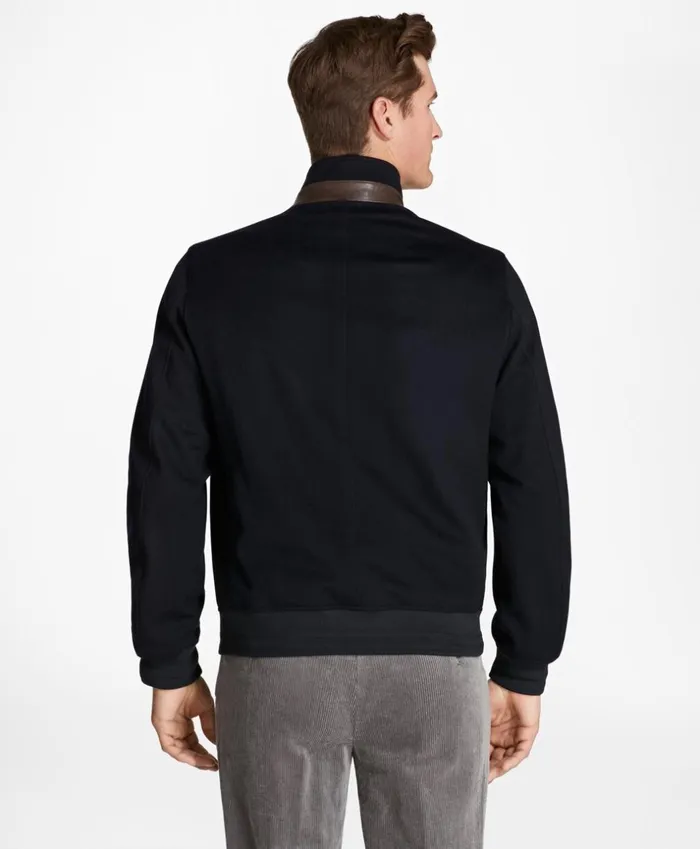 Brooks Brothers Outerwear BrooksStorm Bomber Jacket Navy 8211 Men