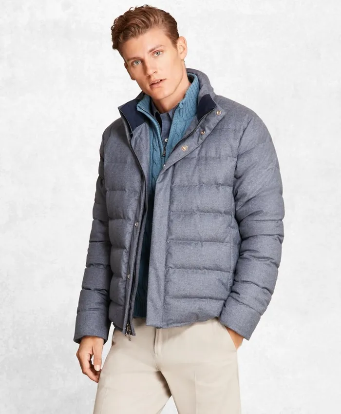 Brooks Brothers Outerwear Golden Fleece BrooksTech Puffer Jacket Light Blue 8211 Men Brooks Brothers Outerwear Golden Fleece BrooksTech Puffer Jacket Light Blue 8211 Men