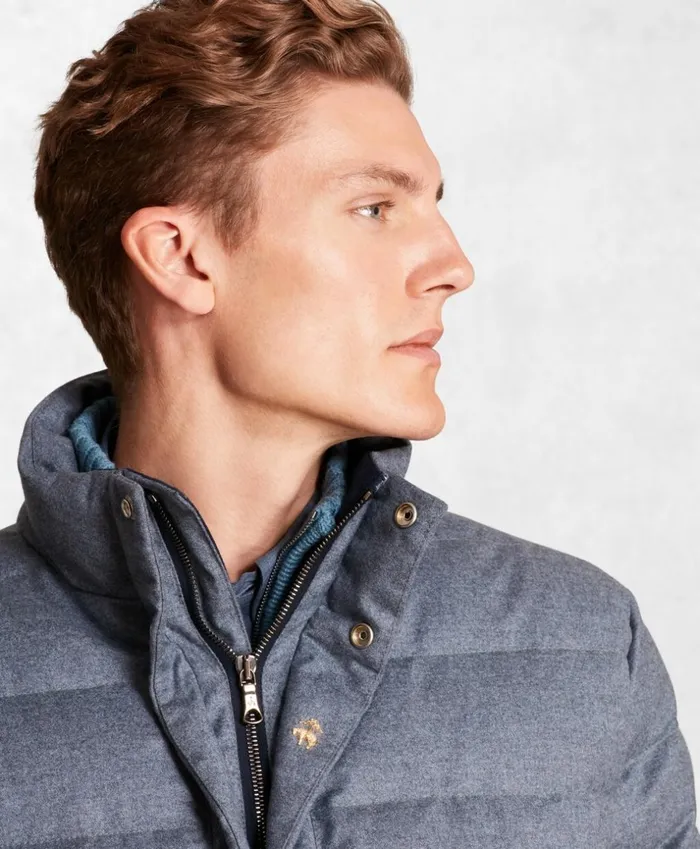 Brooks Brothers Outerwear Golden Fleece BrooksTech Puffer Jacket Light Blue 8211 Men Brooks Brothers Outerwear Golden Fleece BrooksTech Puffer Jacket Light Blue 8211 Men