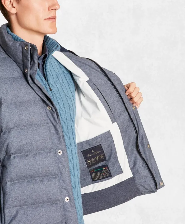 Brooks Brothers Outerwear Golden Fleece BrooksTech Puffer Jacket Light Blue 8211 Men Brooks Brothers Outerwear Golden Fleece BrooksTech Puffer Jacket Light Blue 8211 Men