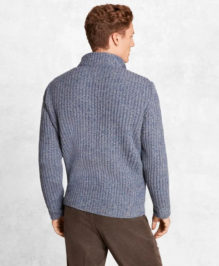 Brooks Brothers Outerwear Golden Fleece Shearling ZipUp Cardigan Jacket Blue 8211 Men Brooks Brothers Outerwear Golden Fleece Shearling ZipUp Cardigan Jacket Blue 8211 Men
