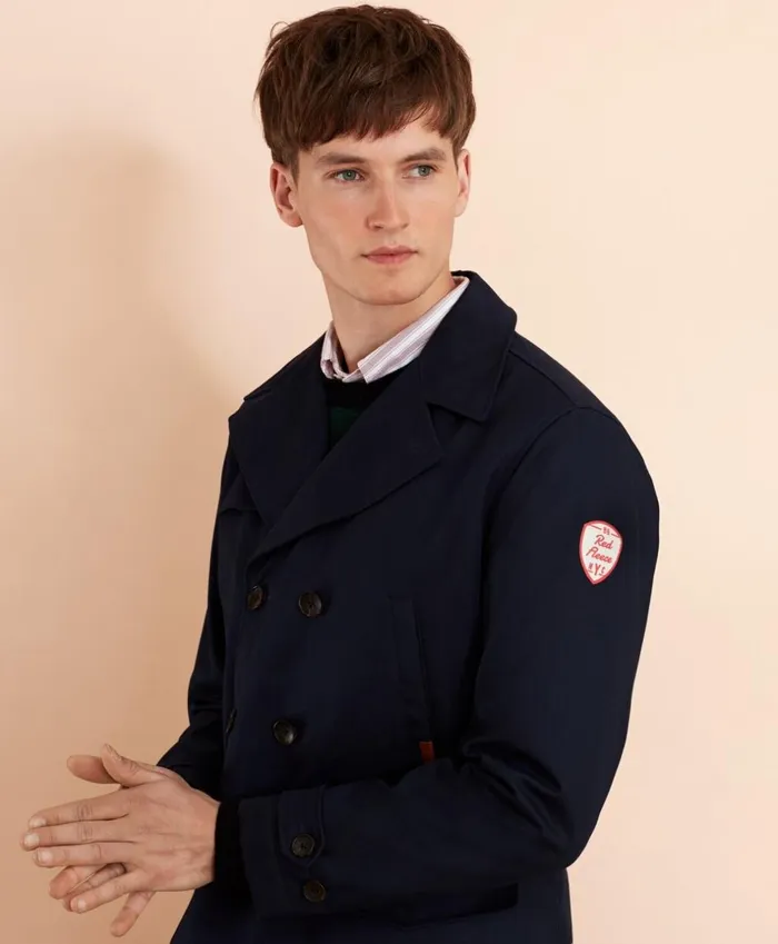 Brooks Brothers Outerwear Lightweight Cotton Twill Peacoat Navy 8211 Men Brooks Brothers Outerwear Lightweight Cotton Twill Peacoat Navy 8211 Men