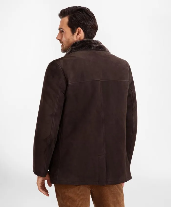 Brooks Brothers Outerwear Shearling Jacket Brown 8211 Men Brooks Brothers Outerwear Shearling Jacket Brown 8211 Men