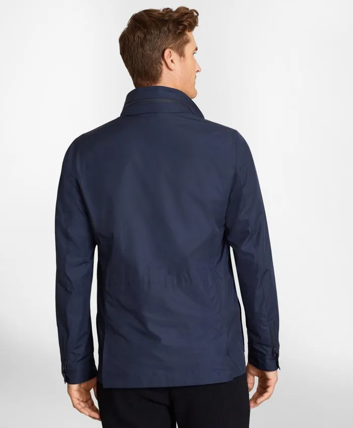 Brooks Brothers Outerwear WaterRepellent Packable Field Jacket Navy 8211 Men Brooks Brothers Outerwear WaterRepellent Packable Field Jacket Navy 8211 Men