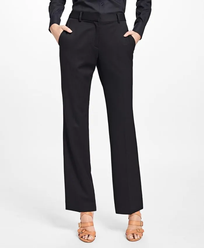 Brooks Brothers Petites Petite Gabardine Trousers Black 8211 Women