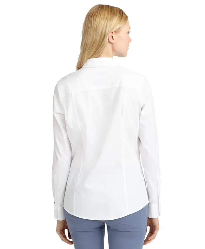 Brooks Brothers Petites Petite NonIron Fitted Blouse White 8211 Women Brooks Brothers Petites Petite NonIron Fitted Blouse White 8211 Women