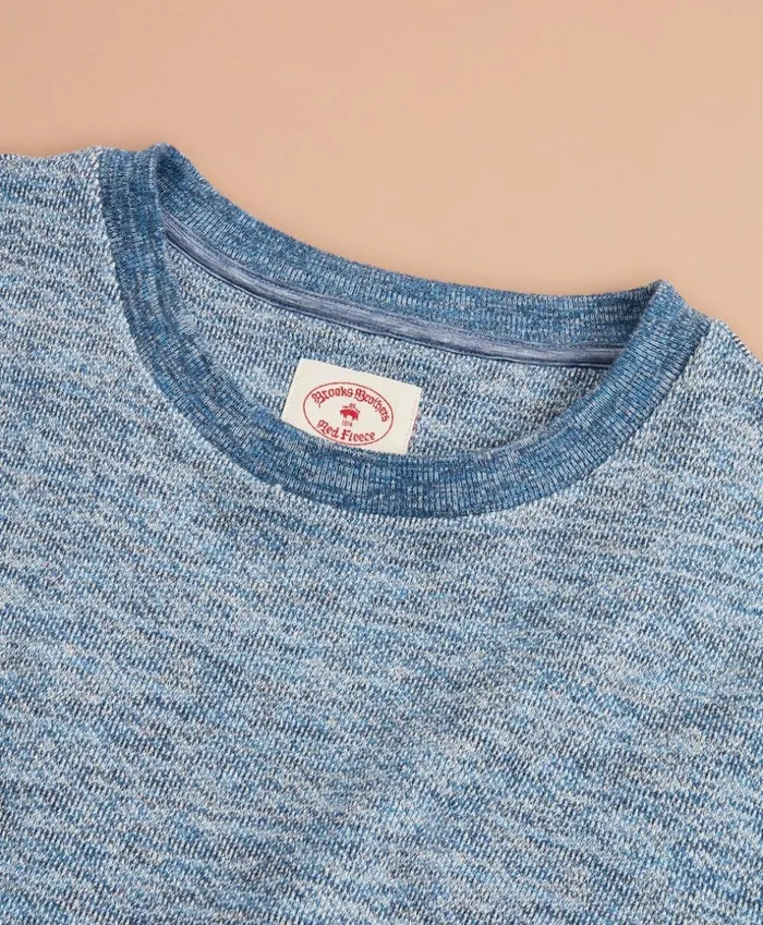Brooks Brothers Polos and TShirts French Terry Cotton Sweatshirt Blue Heather 8211 Men Brooks Brothers Polos and TShirts French Terry Cotton Sweatshirt Blue Heather 8211 Men