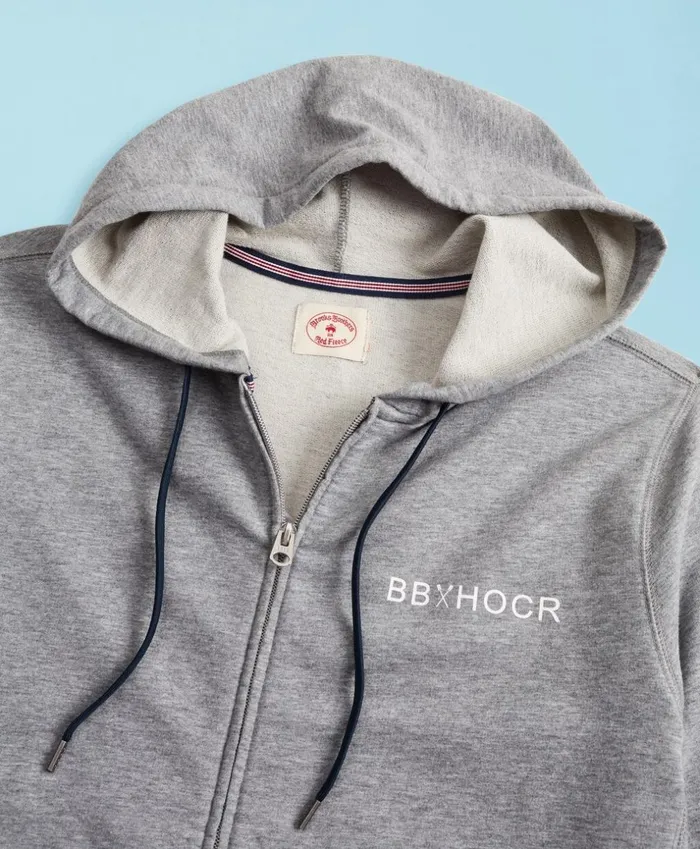 Brooks Brothers Polos and TShirts Head Of The Charles Regatta French Terry Hoodie Grey 8211 Men Brooks Brothers Polos and TShirts Head Of The Charles Regatta French Terry Hoodie Grey 8211 Men