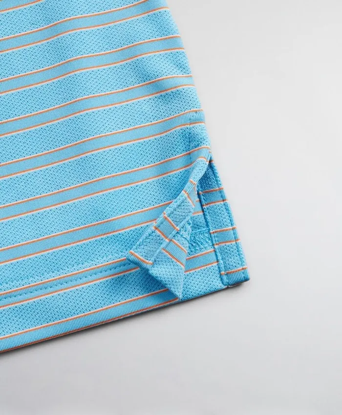 Brooks Brothers Polos and TShirts Performance Series Textured Bar Stripe Polo Shirt Blue 8211 Men Brooks Brothers Polos and TShirts Performance Series Textured Bar Stripe Polo Shirt Blue 8211 Men