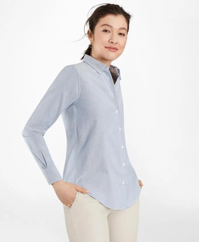 Brooks Brothers Shirts and Tops ClassicFit Supima Cotton Oxford ButtonDown Shirt Blue 8211 Women Brooks Brothers Shirts and Tops ClassicFit Supima Cotton Oxford ButtonDown Shirt Blue 8211 Women