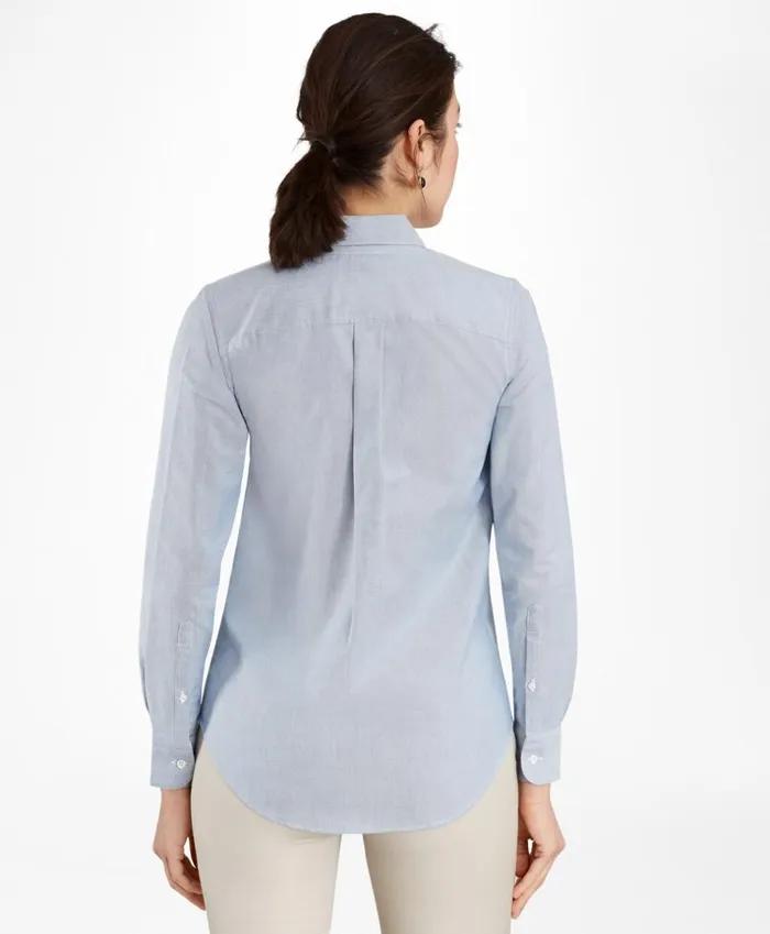 Brooks Brothers Shirts and Tops ClassicFit Supima Cotton Oxford ButtonDown Shirt Blue 8211 Women Brooks Brothers Shirts and Tops ClassicFit Supima Cotton Oxford ButtonDown Shirt Blue 8211 Women