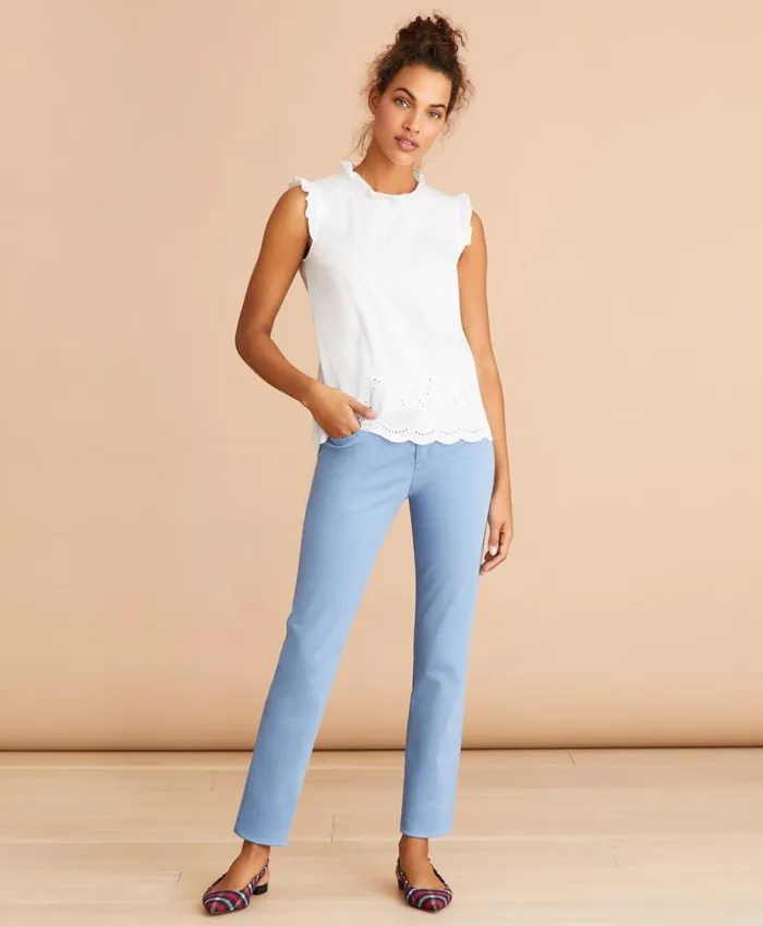 Brooks Brothers Shirts and Tops EyeletTrimmed Poplin Blouse White 8211 Women Brooks Brothers Shirts and Tops EyeletTrimmed Poplin Blouse White 8211 Women