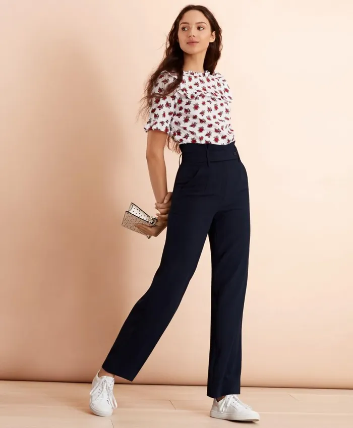 Brooks Brothers Shirts and Tops FloralPrint Cotton Sateen Blouse Whitemulti 8211 Women Brooks Brothers Shirts and Tops FloralPrint Cotton Sateen Blouse Whitemulti 8211 Women