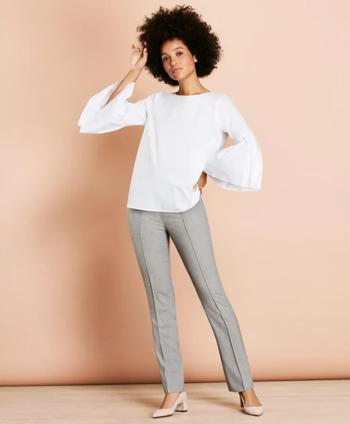 Brooks Brothers Shirts and Tops Poplin BellSleeve Blouse White 8211 Women Brooks Brothers Shirts and Tops Poplin BellSleeve Blouse White 8211 Women