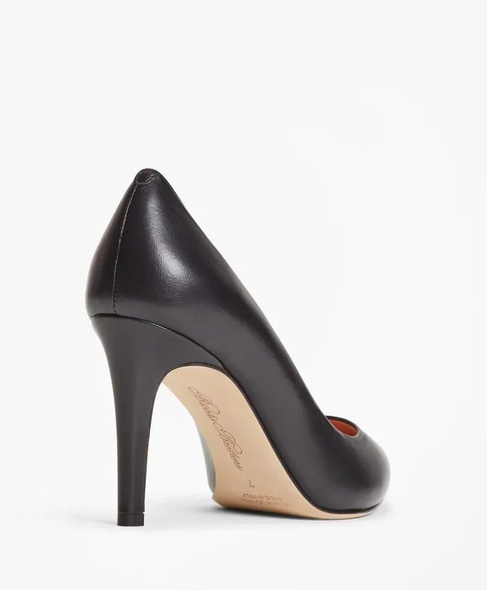 Brooks Brothers Shoes and Belts Leather PointToe Pumps Black 8211 Women Brooks Brothers Shoes and Belts Leather PointToe Pumps Black 8211 Women