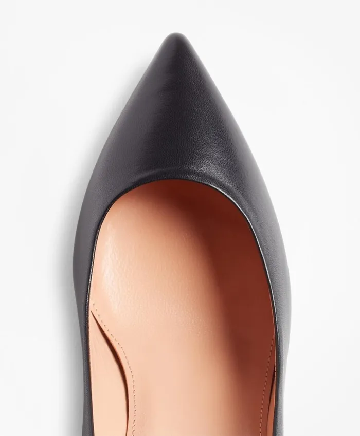 Brooks Brothers Shoes and Belts Leather PointToe Pumps Black 8211 Women Brooks Brothers Shoes and Belts Leather PointToe Pumps Black 8211 Women