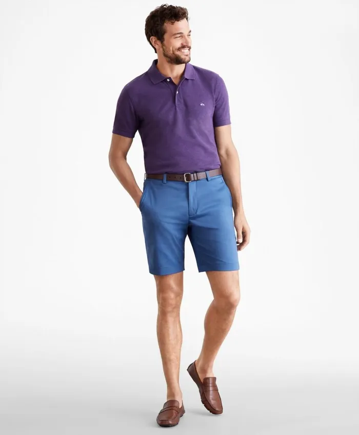 Brooks Brothers Shorts and Swimwear 9 034 Tech Shorts Blue 8211 Men Brooks Brothers Shorts and Swimwear 9 034 Tech Shorts Blue 8211 Men